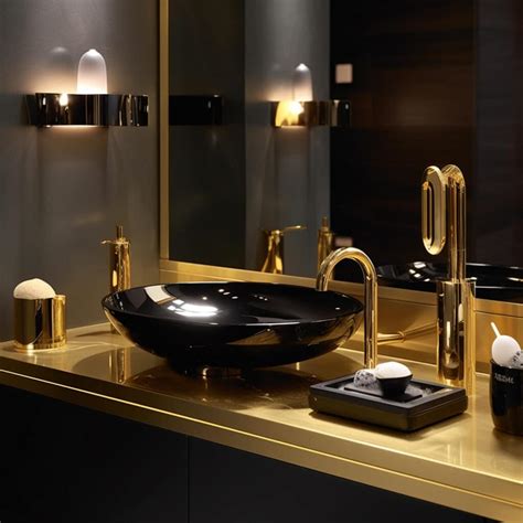 12 Black and Gold Bathroom Ideas: When Glamour Meets Functionality