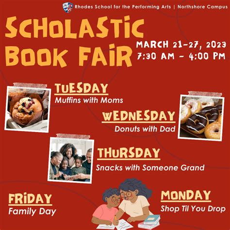 Northshores Scholastic Book Fair Rhodes School For The Performing Arts