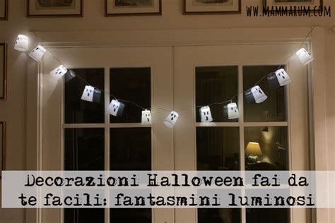 Decorazioni Halloween Fai Da Te Facili Mammarum