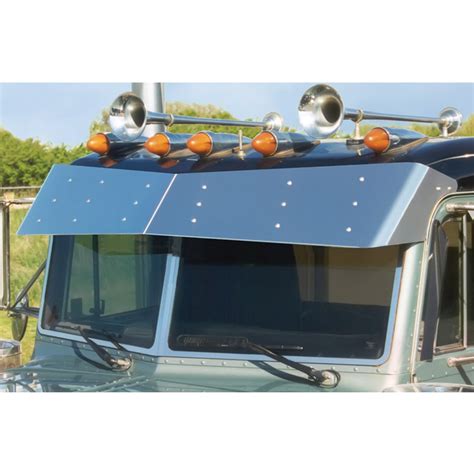 Western Star 4900 Monster Drop Bow Tie Visor By Roadworks Raneys Truck Parts