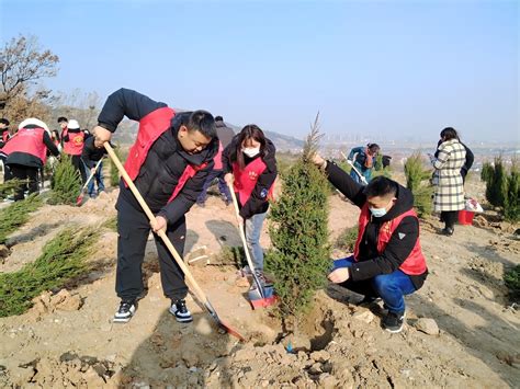 汽服公司参加义务植树活动助力共建美好港城