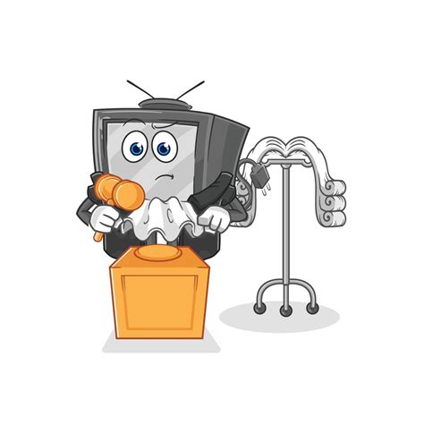 old retro tv vector cartoon 10758876 Vector Art at Vecteezy