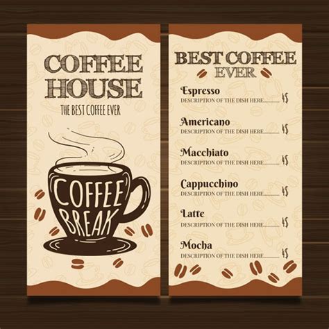 Coffee Shop Menu Template Word Free Free Templates Printable