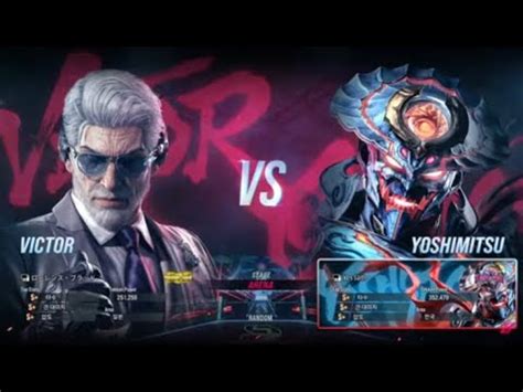 Victor Vs Eyemusician Yoshimitsu Tekken Rank Match Youtube