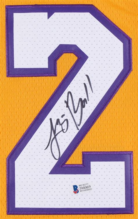 Lonzo Ball Signed Lakers Jersey (Beckett COA) | Pristine Auction