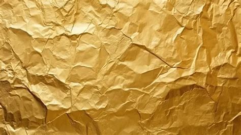 Texture Background Crumpled Vertical Gold Foil Paper Gold Wallpaper