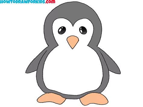 How to Draw a Penguin Easily - Easy Drawing Tutorial For Kids | Penguin ...