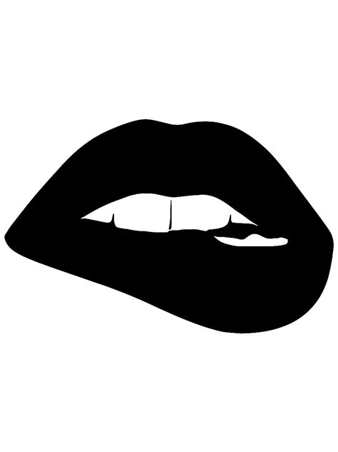 Free Printable Lips Stencils And Templates