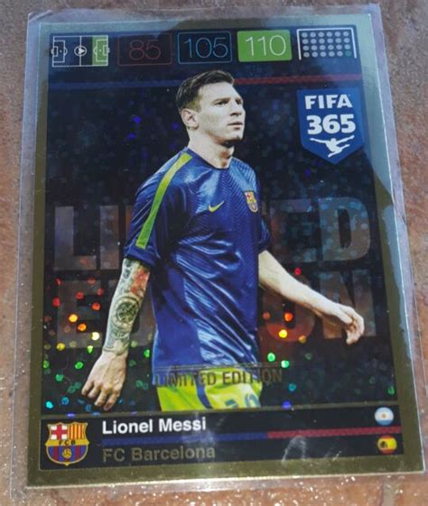 Lionel Messi Limited Edt Fifa Adrenalyn Xl Panini