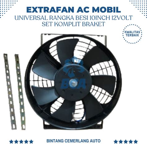 Jual Extrafan Extra Fan Ac Mobil Universal Rangka Besi Inch Volt