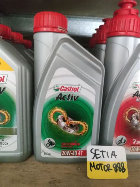 Oli Motor Castrol Active W T Ml Actibond Original Castrol