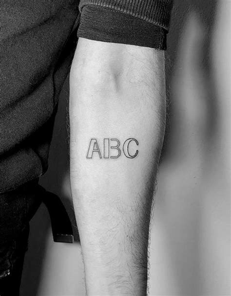 abc tattoo tattoodo