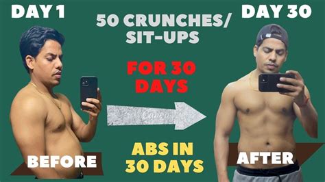 50 Crunches 😲 A Day Challange For 30 Days 🏋️ Youtube