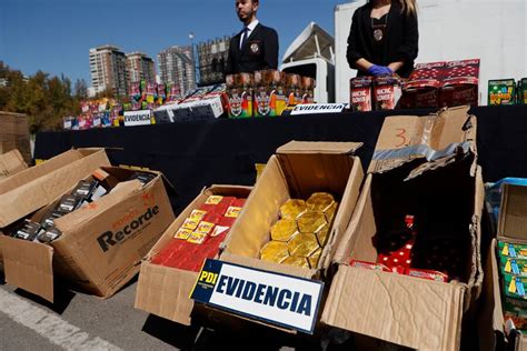 PDI incauta una tonelada y media de fuegos artificiales en Estación Central