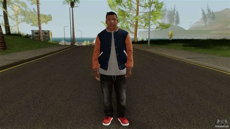 FRANKLIN FULL HD SKIN WITH CHANGEABLE CLOTHES MOD FOR GTA SAN ANDREAS