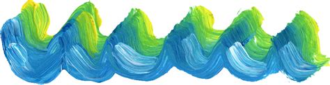 10 Ocean Wave Paint Brush Stroke Png Transparent