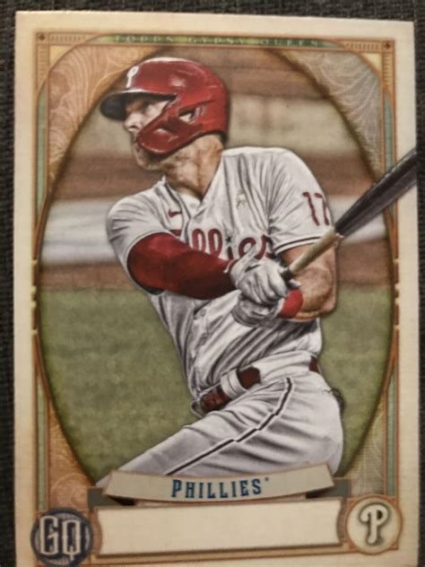 2021 Gypsy Queen Missing Nameplate 14 Rhys Hoskins Philadelphia