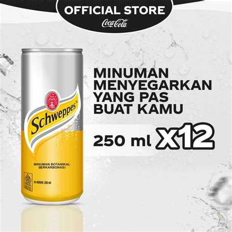 Schweppes Botanical Can 250ml X 12pcs Lazada Indonesia