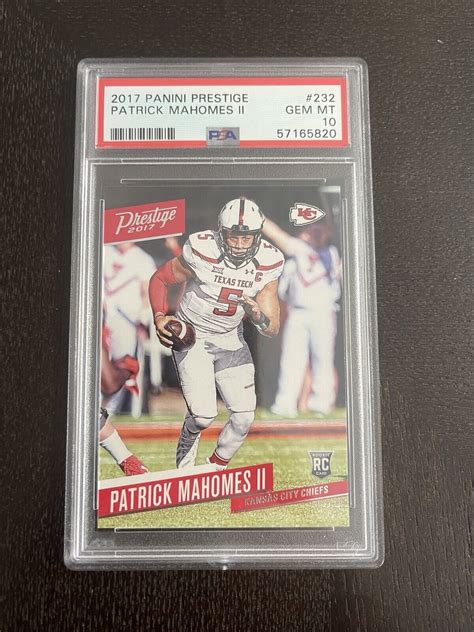 Patrick Mahomes Ii Prestige Base Psa Price Guide Sports