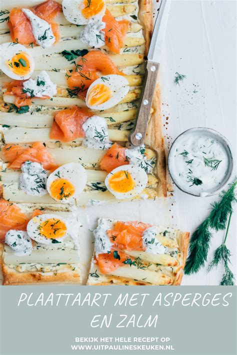 Plaattaart Met Asperges En Gerookte Zalm Artofit