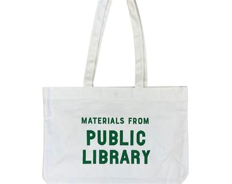 Tote Bag Public Library Etsy