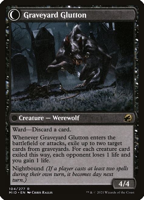 Graveyard Trespasser Graveyard Glutton · Innistrad Midnight Hunt