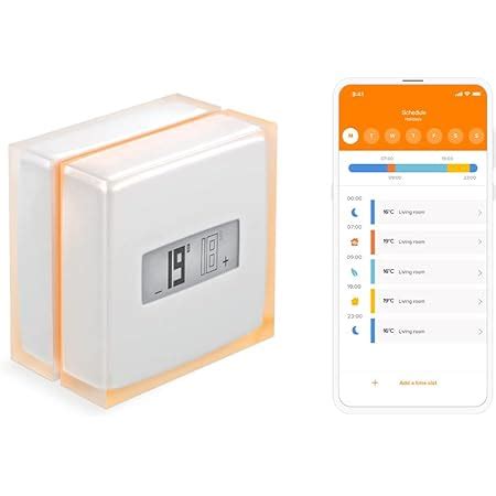 Netatmo Thermostat Connecté et Intelligent pour chaudière individuelle