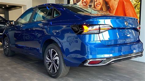 NOVO VIRTUS 2023 200 TSI COMFORTLINE AZUL O MELHOR E MAIS SEGURO SEDAN