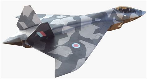 BAE Systems Tempest Future Concept Jet Fighter 2035 Camouflage 1 3D