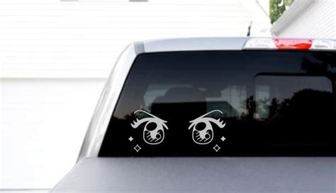 Angry Anime Girl Eyes Car Laptop Wall Window Glass Bumper Personal