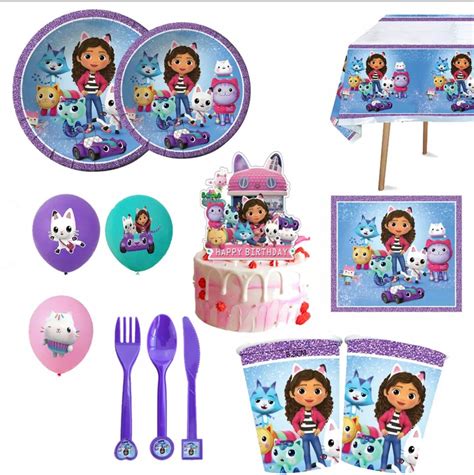 Gabby Dollhouse Themed Party Supplies for All Parties Cups, Plates and ...