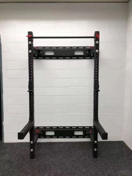 Foldable Wall Mounted Squat Rack – Hanuman Fitness