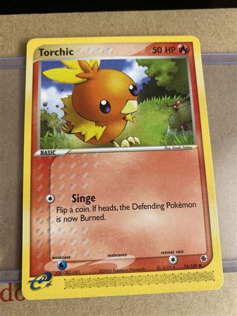 Torchic Ex Ruby Sapphire Pokemon Card Excellent Values