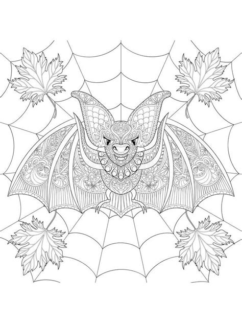 Pipistrello Zentangle Da Colorare Scarica Stampa O Colora Subito Online