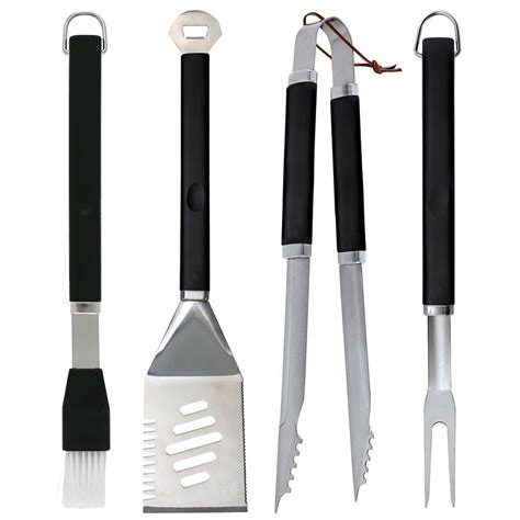 4 Piece Barbecue Tool Set - Mr. Bar-B-Q