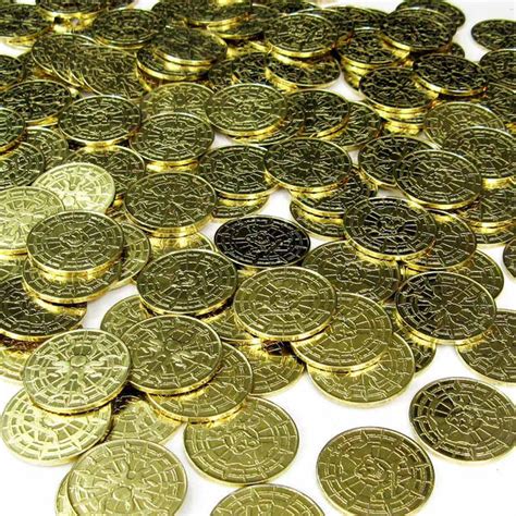 Gold Pirate Coins Fantasy Coins in Varying Quantities – Mused Fable