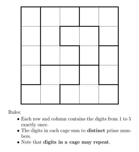 5x5 sudoku with primes! : r/sudoku