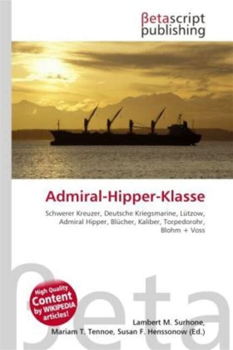 Admiral Hipper Klasse Lambert M Surhone U A Taschenbuch Deutsch EBay