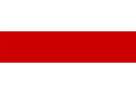 Flag of Belarus nation, isolated vector illustration. White and red ...