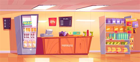 Konbini, japanese convenience store and seller 15008034 Vector Art at ...