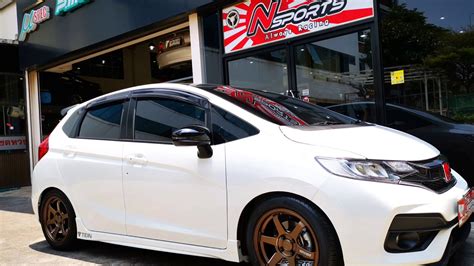 Honda Jazz Rays Te37 Sonic 16x735 4 100 สี Bronze By Nsports Youtube