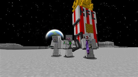 Rocket Moon Mod Minecraft