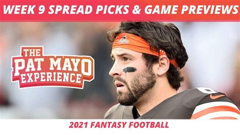 2021 Week 9 Picks Against The Spread NFL Game Previews Survivor Picks