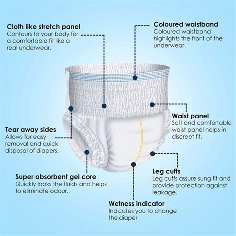 Buy Kare In Premium Adult Diaper Pants M 75 100 Cm 10 S Online At