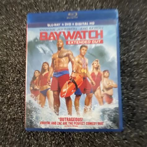 BAYWATCH BLU RAY ZAC Efron Dwayne Johnson coupe étendue film ex