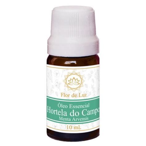 Leo Essencial Hortel Do Campo Mentha Arvensis Ml Flor De Luz