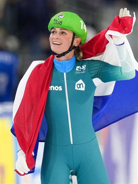 Irene Schouten Speed Skating Champion From The Netherlands