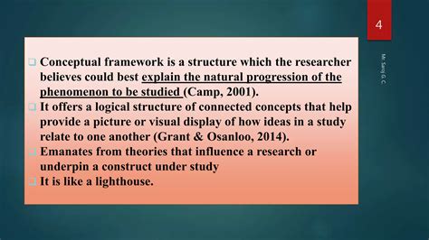 Conceptual Framework In Qualitative Research Ppt