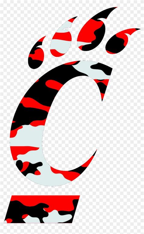 Uc Bearcats Logo Red Camouflage Image - Cincinnati Bearcats Logo Vector ...