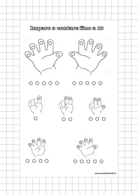 Classe Prima Matematica Schede Didattiche Per Imparare A Contare Fino